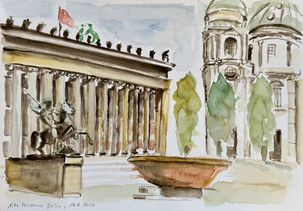 Urban-Sketching Aquarell